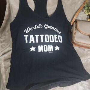 Black Graphic Tank Top By CARTEL INK.